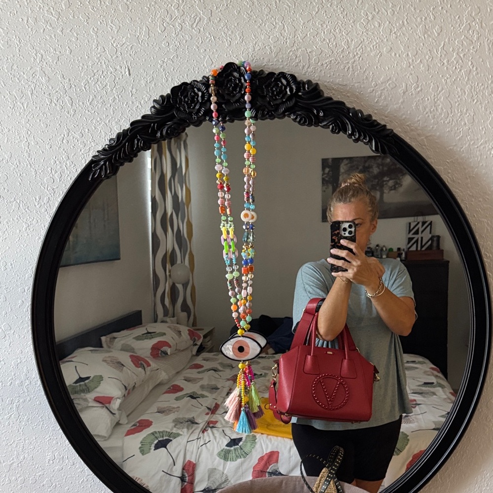 Valentino Deep Red Satchel - Picture 9 of 16